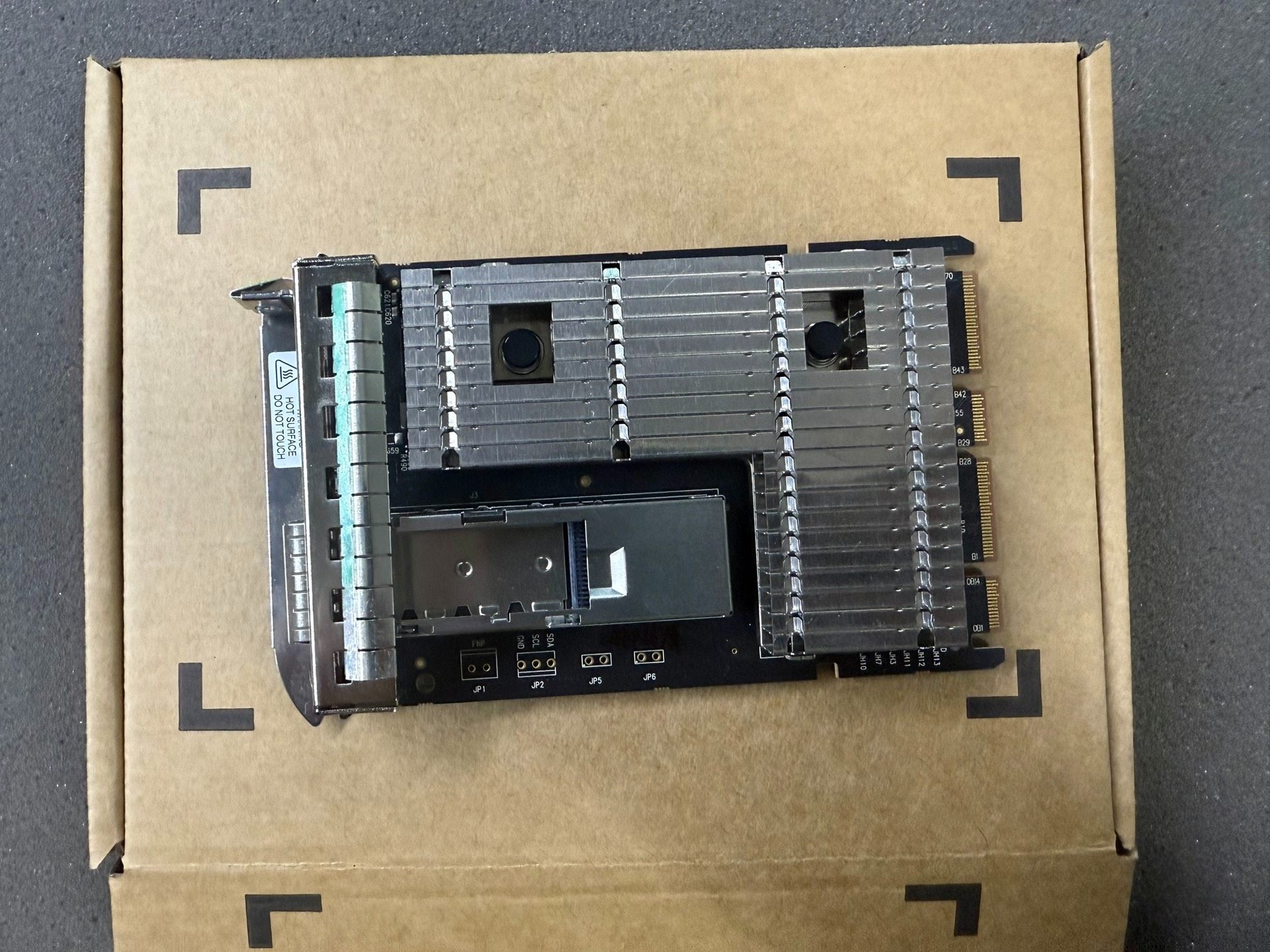 McX71343DA. OCP.  单口400G网卡