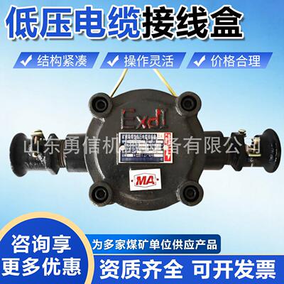BHD2矿用隔爆型低压电缆接线盒三通660V防爆盒低压电缆接线盒