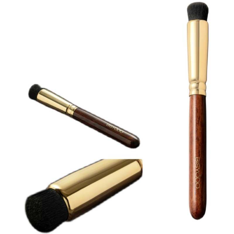 现日本植田美妆堂BISYODO化妆刷长杆B-TC-01遮瑕刷点彩刷平头膏用