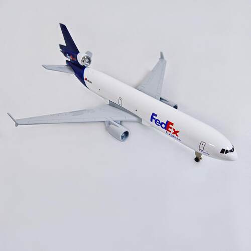 20CM件合金飞2机模型仿真客机合金静态415摆0CM麦道MD-11联邦