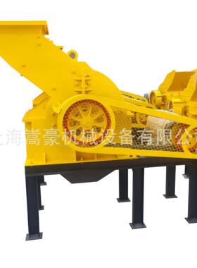 小型可移动式制砂机锤式多功能玻璃陶瓷建筑垃圾粉碎打砂机榔头机