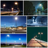 一体太阳能路灯挂壁光感户外照明灯LED模组路灯天黑自动亮灯