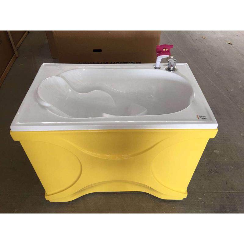 定制无味亚克力一体洗澡盆亚克力婴儿洗澡盆/ 婴儿洗浴盆96*58*82