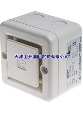 e2s 电子报警器 SONF1DC24W 10音调, 10-30v直流, 白色, IP66