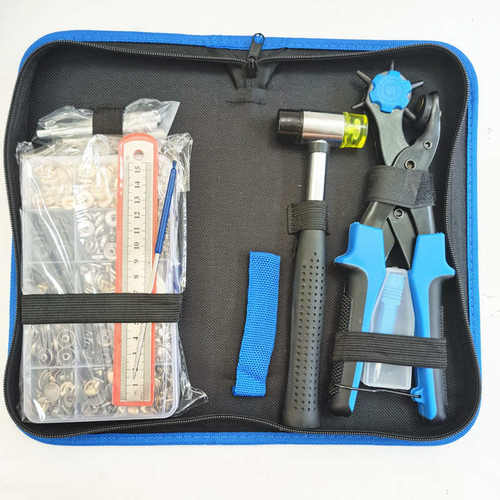 套装工具+工具包 组合340扣 铆钉含金属纽扣套供四合