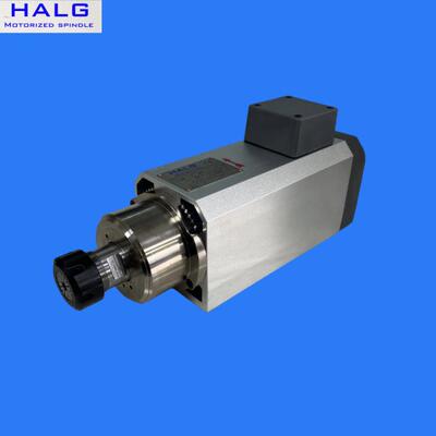 7.5KW24000转风冷电主轴 HALG海瀚珑厂家值供铝板雕铣高速主轴