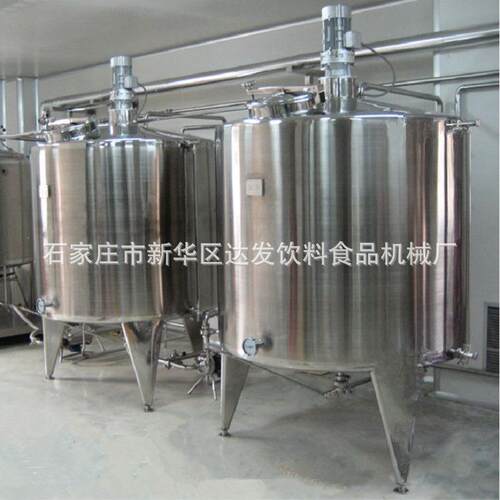 厂家1-100吨304材质化工饮料水行业不锈钢储存罐不锈钢搅拌罐