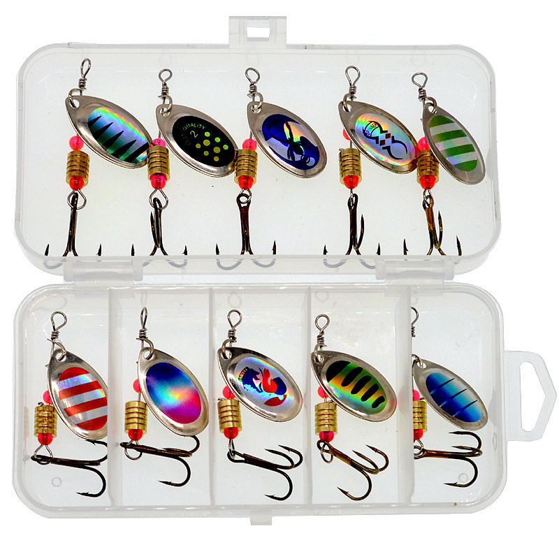 金属亮旋转路亚铁片渔具g绑钩器