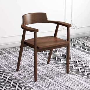 北欧实木餐肯尼迪议桌广岛椅茶椅会办公椅靠背XKC椅椅单人商椅用