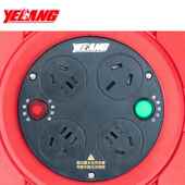 YL24卷0载2移动线电缆盘20米16A线滚子过过621热保护工业线盘卷盘