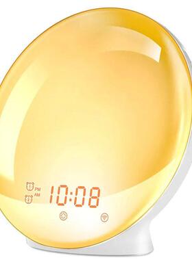 Wake Up Light Alarm Clock with Sunrise/Sunset Simulation