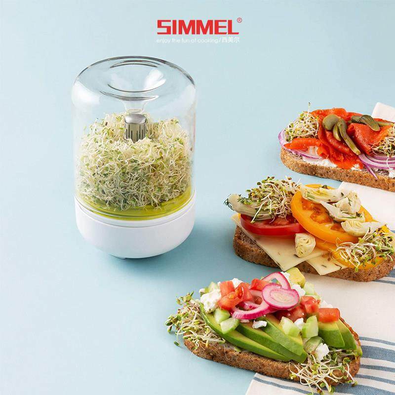 豆芽发芽盆绿豆芽育苗盘发豆芽工具水培蔬菜设备豌豆种植盒豆芽罐