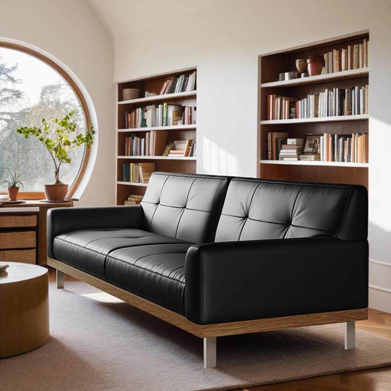 真皮办公沙发商务洽谈接待会客休息三人位简约现代办公室沙发组合