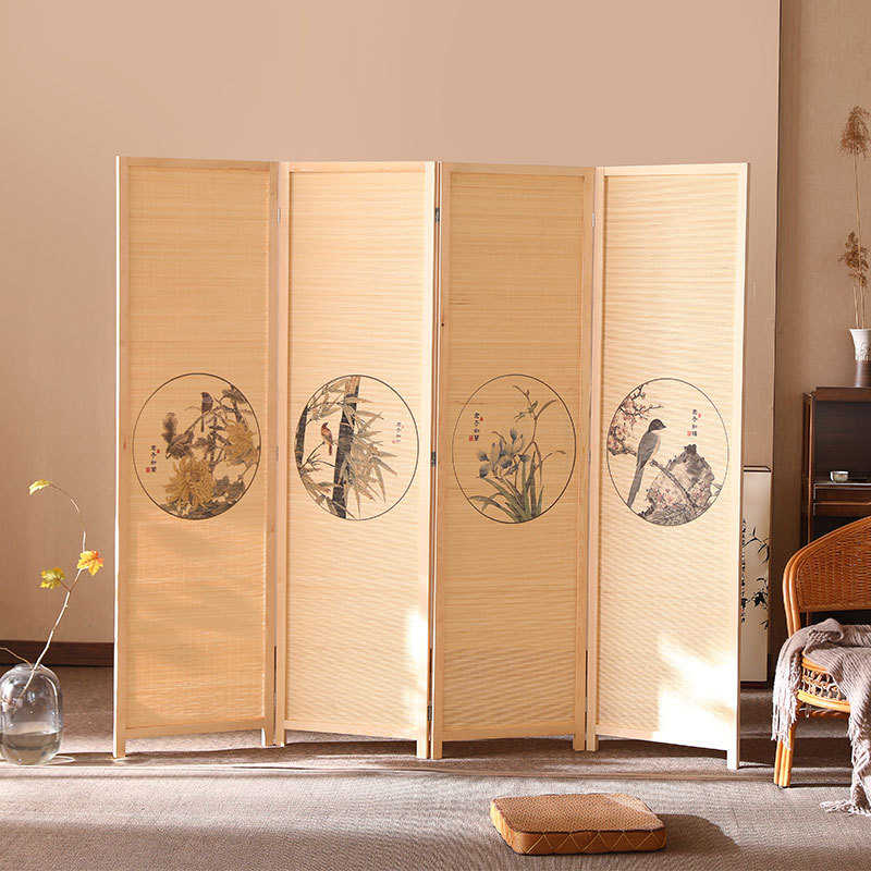 厂家批发新中式屏风隔断卧室可移动酒店办公书房办公室家居玄关