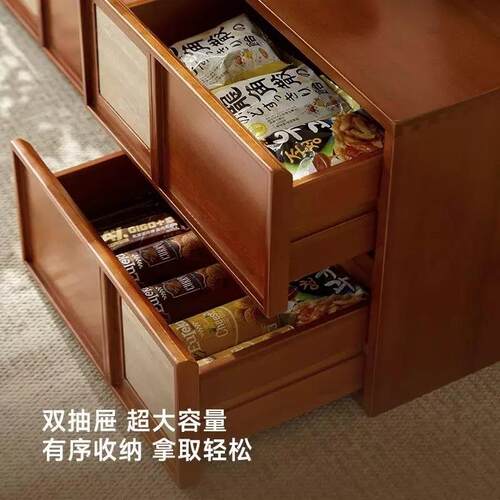 复古书柜组合柜实木杂志卧室展示柜格子储物柜落地客厅收纳