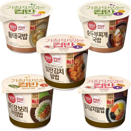 韩国便利店CJ希杰速食米饭微波炉加热盖饭酱盖饭等多种口味齐全
