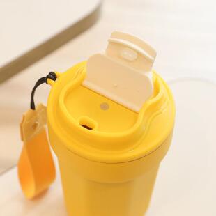 款 保温杯咖户外便携车载随手杯新商务 网红八角啡杯不锈钢提礼绳