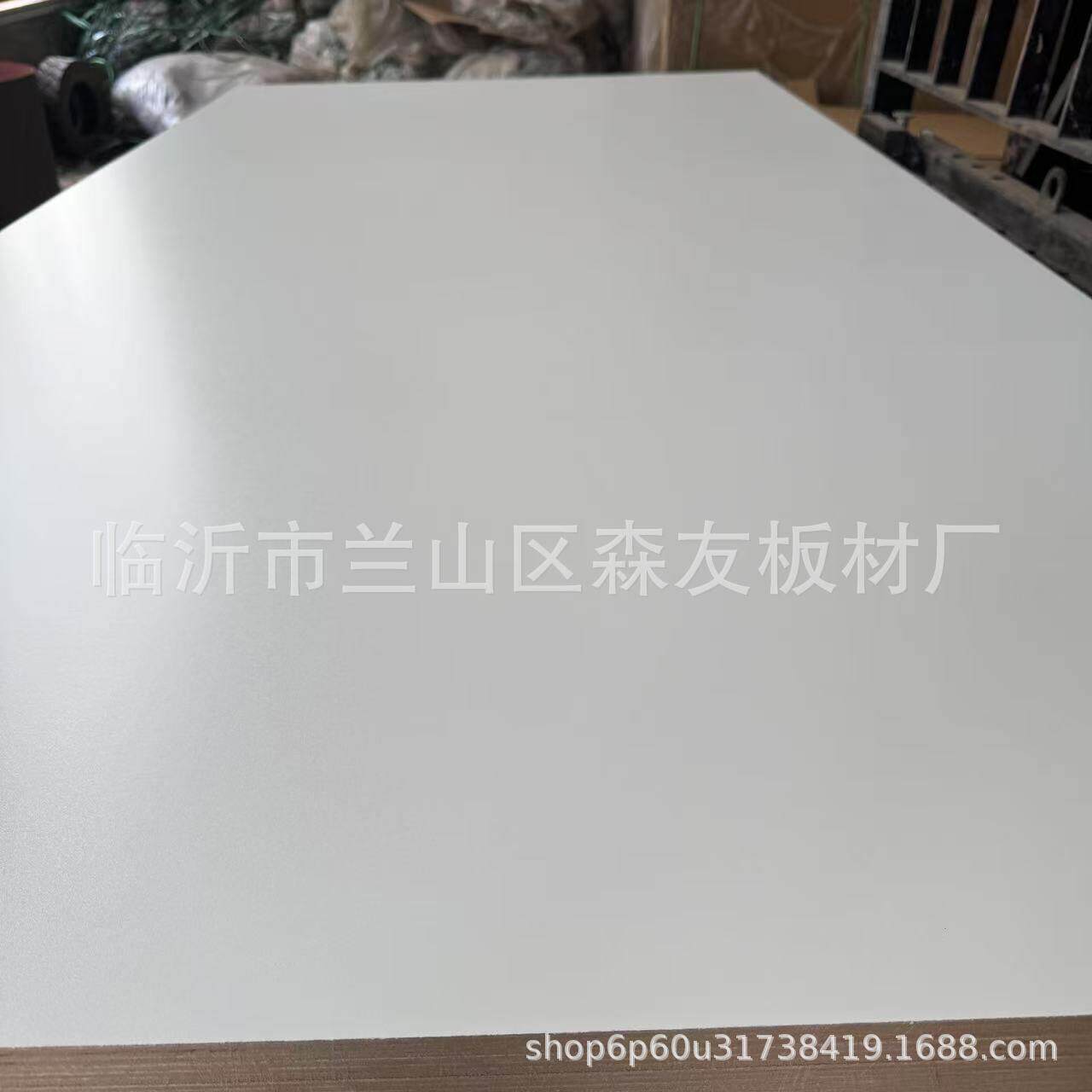 18mm暖白纯白免漆板生态板环保E0多层板三聚氰胺贴面板各种花色可