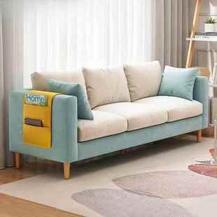 沙发小户型简约现代布艺客厅建议双人三人网红公寓卧室出租屋沙发