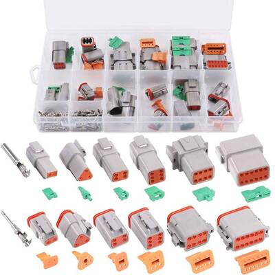 152PCS盒装DT系列2-12孔汽车连接器/公母防水线束接插件