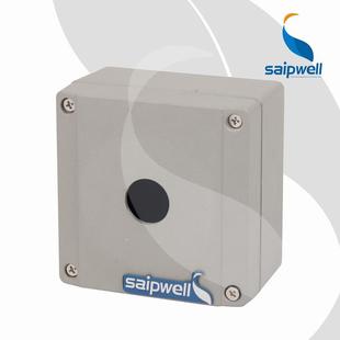 一孔按钮盒 1010A金属按钮盒 铸铝防水按钮盒 赛普SA