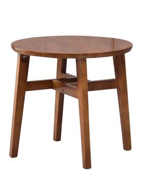 复古欧美风实木橡胶木茶几高品质E0级烤漆餐厅客厅适用性价比高