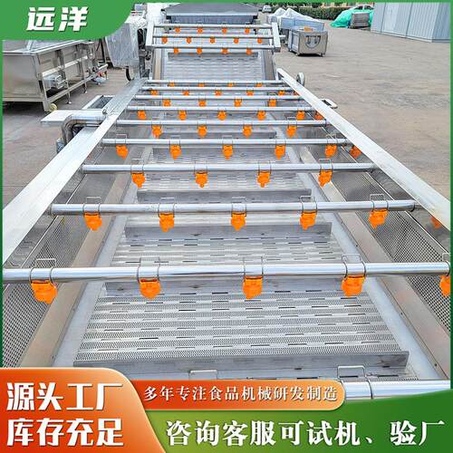 砂糖橘气清泡洗机钢 型橙子柚子清洗设备 荔枝不锈果蔬清大TOL洗