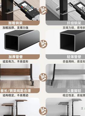 床沙边桌可移动升降小桌子卧室懒人家用客厅发NBO阳台宿舍边桌电