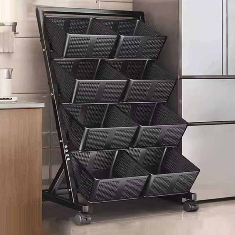 厨房置物架客厅落地零食架多层家用菜篮子收纳筐小推车收纳置物架,收纳整理,整理架/置物架/收纳架,淘宝优惠券,粉丝福利购,淘宝优惠卷