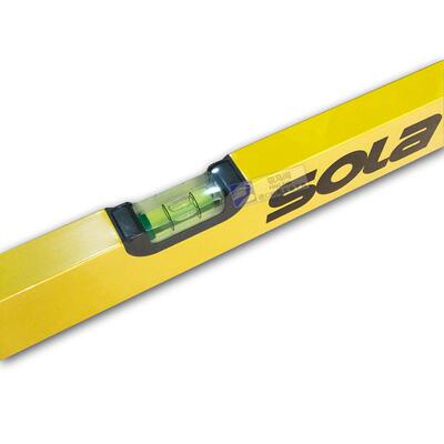 SOLA铝合金进口水平尺加厚不生锈高级黄色水平仪精准耐用测量安装