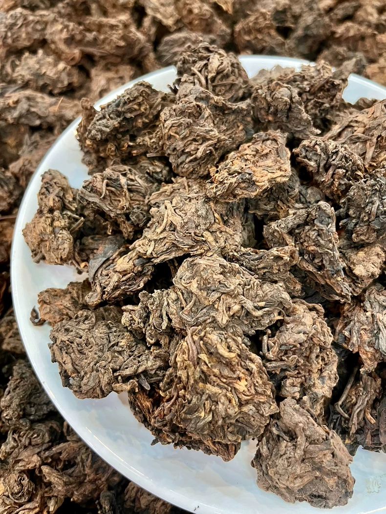 2斤袋裝處理尾貨老茶頭普洱熟普包郵 普洱茶 BUASHOP普洱老茶