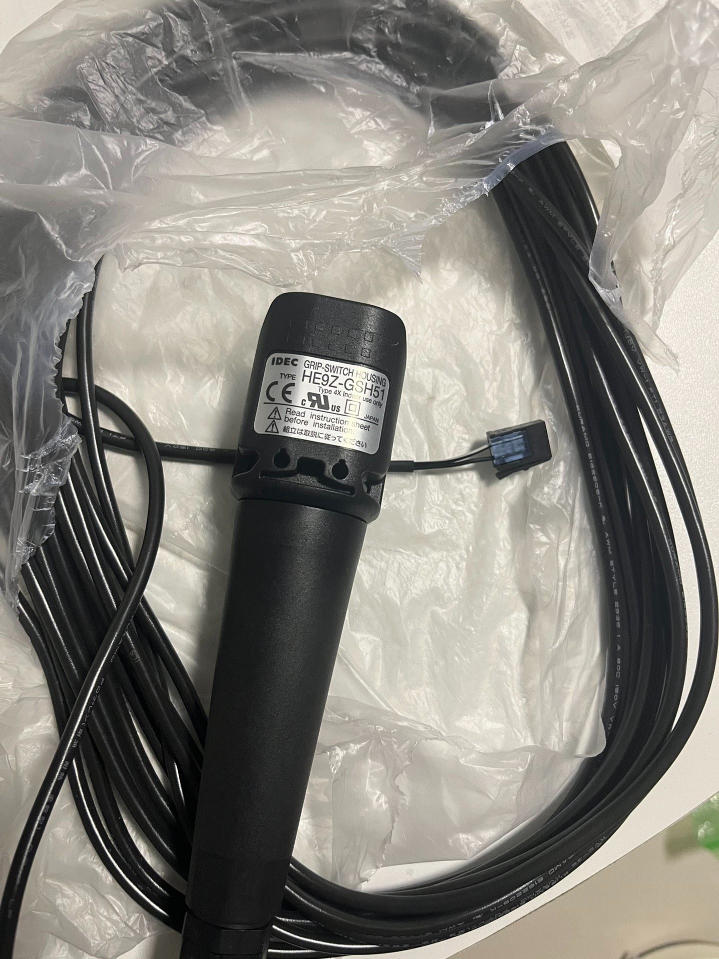 IDEC个和泉按钮手柄 HE9Z-GSH51几乎全新实物拍摄