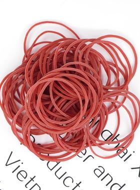 橡皮筋高弹力耐用皮筋绑蔬菜牛皮筋橡胶圈38*1.4红色皮圈 XYR