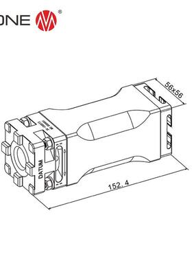 AONE放电机主-3A-30010卡轴用延长位盘EDM电火花机可兼容R定定位