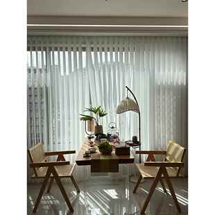 实木阳台茶桌大板悬空家用椅组合办公室电脑桌接待书桌椅一体茶台