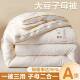 A类母婴级大豆纤维子母被二合一拉链款 被子冬被加厚保暖棉被被芯