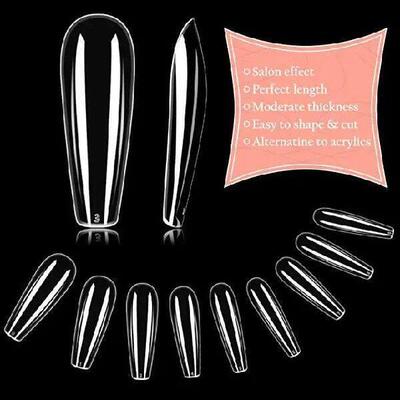 100 Pieces False Nail Extension Fake Tips Beginner