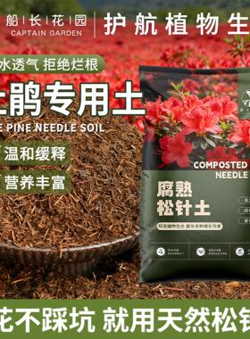 杜鹃纯松针腐殖土天然发酵熟栀子山茶君子兰花营养土养花通专用土