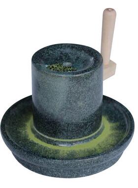 宋代点茶石磨研磨点茶石磨茶磨磨盘磨具复古抹茶先生古典运转石碾