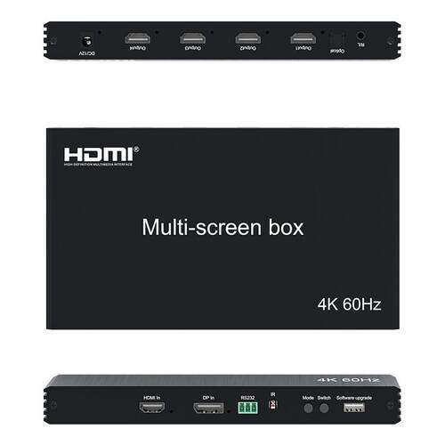 工厂直售DPHDMI多屏宝支持4K60HZ点对点，不拉伸，不变形拼接