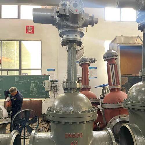 智能一体化电动闸阀Z961Y-P54100VDN75PN100T=546°C整体锻造