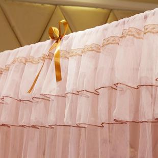 防蚊纹 宫廷落地帐家用三纱开门公主风96999966粗支加架加密帐夏季