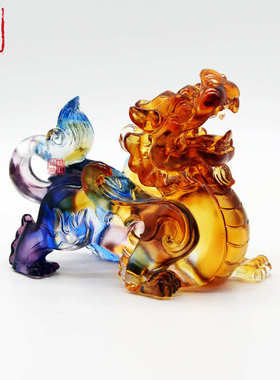 小号琉璃貔貅摆件公司开业礼品赠送客户纪念品摆件