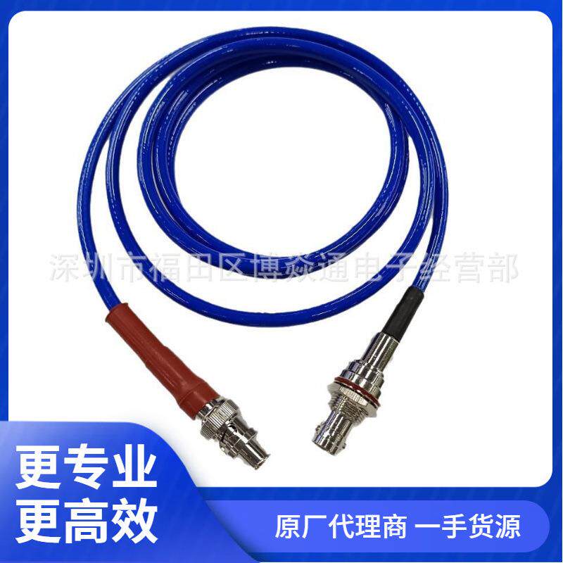 耐高压接头BNC母SHV母转SHV公同轴射频测试线5000V RG142镀银软线