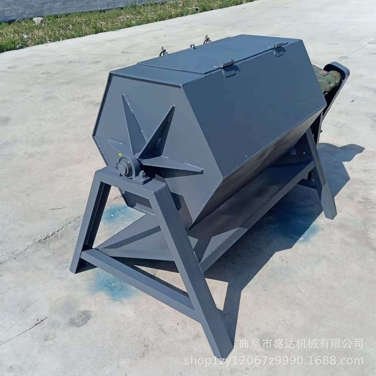 石材打磨自动化六角滚筒抛光机小型不锈钢增亮除锈机抛光机