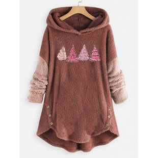 fleece sweatshirt double faced sleeved women long for