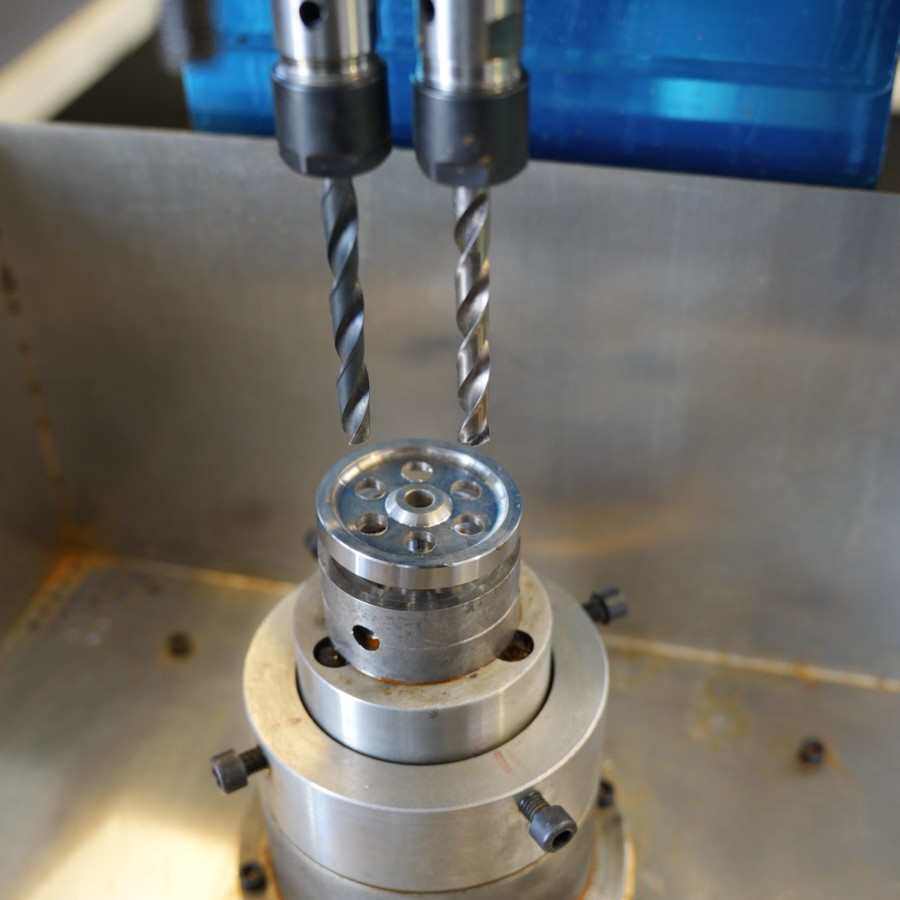 一体机全自动钻多孔攻丝数控电机转盘式伺服头大双钻孔功率动力