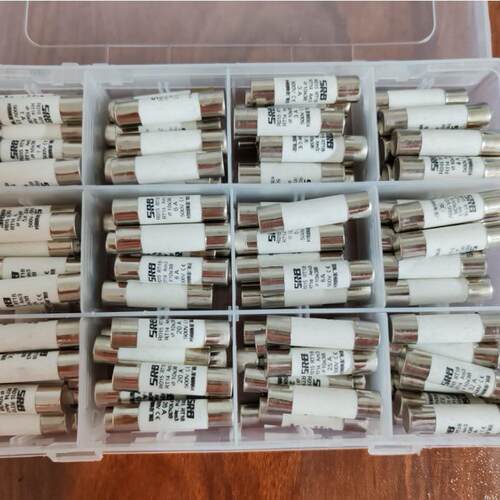 10x38120pcs陶瓷保险丝1A2A3A4A5A6A8A10A16A20A25A32保险丝套装