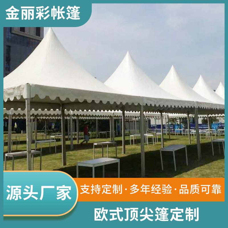 户外遮阳篷车展活动帐篷雨棚欧式大型尖顶篷厂家