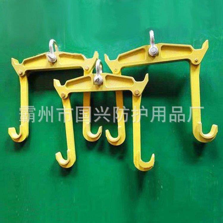 四分裂线路直线钩卡更换绝缘子四钩卡耐高压导线提线卡绝缘子卡具